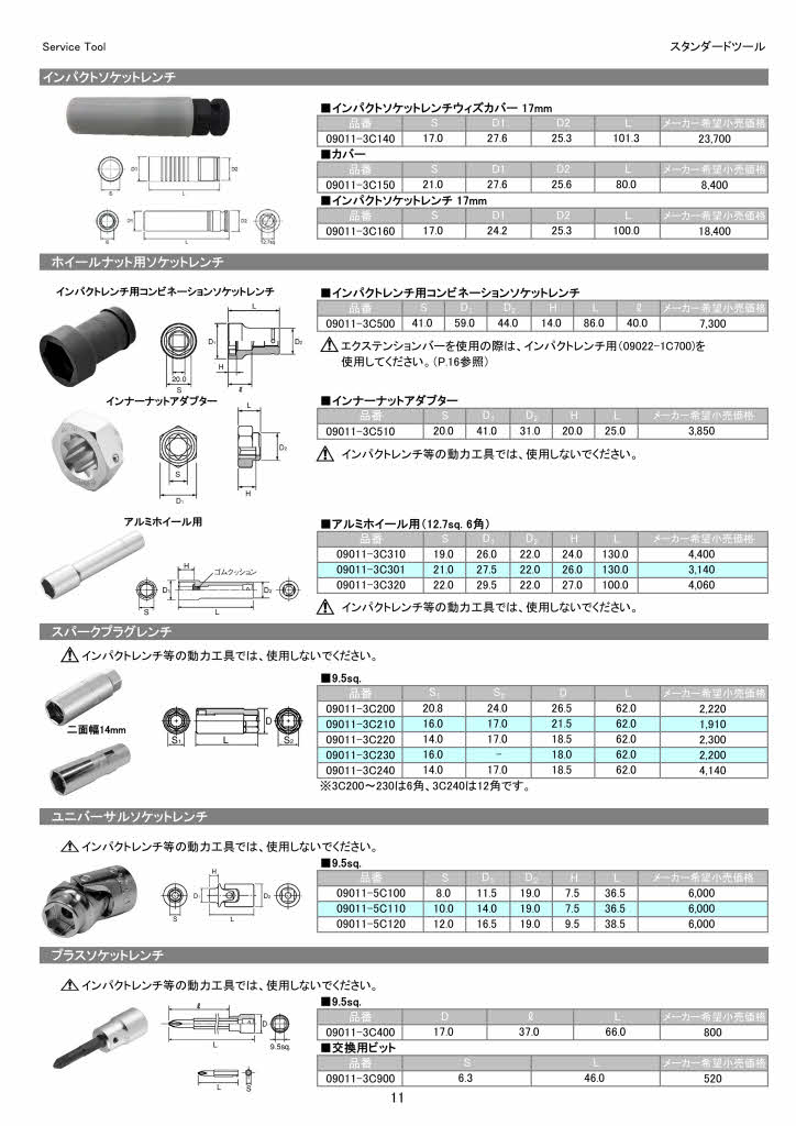 トヨタ純正工具　車整備士専用工具52点セット 純正工具カタログ | トヨタカローラ栃木